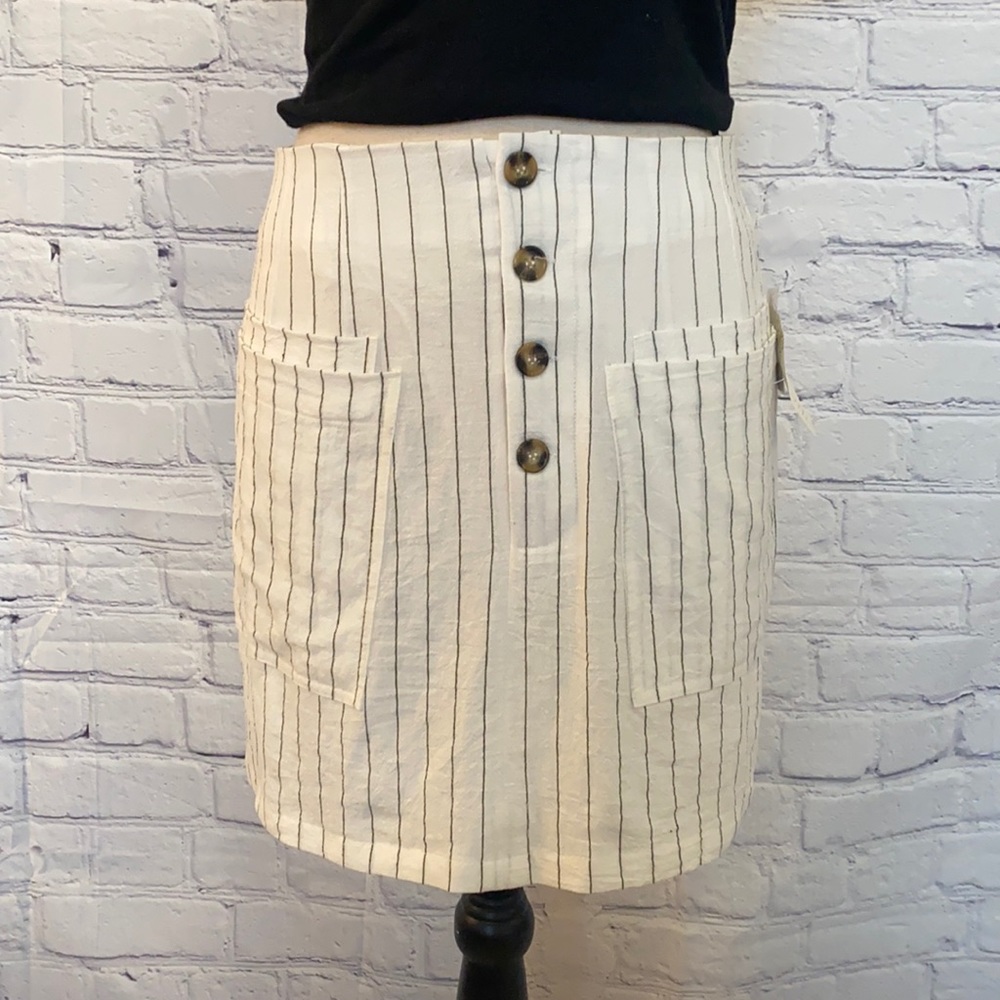 NWT Altar’D State Button Front Skirt (L)